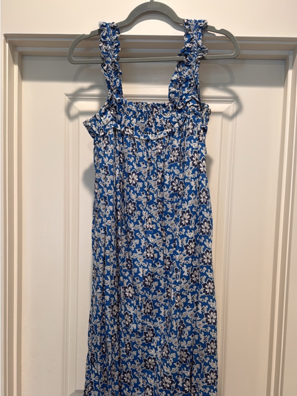 J.Crew XS Floral Maxi Nap Dress
